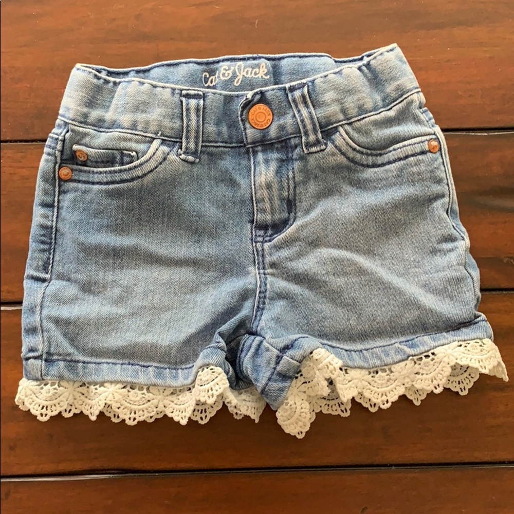 🌟5️⃣for💲25🌟 Cat&Jack toddler jean shorts 18M